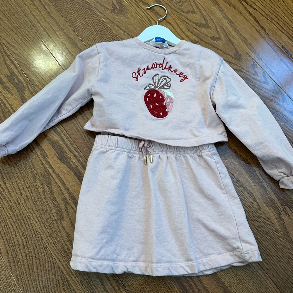 Mayoral two piece sweater dress set